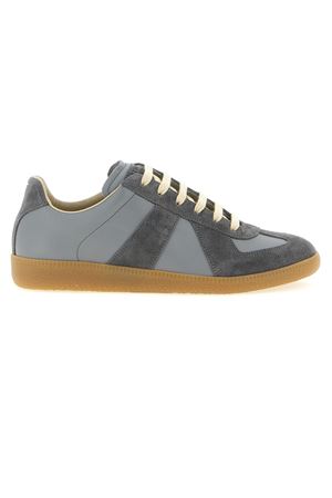 Replica Sneakers in nappa e suède grigio MAISON MARGIELA | S57WS0236P1895T8147